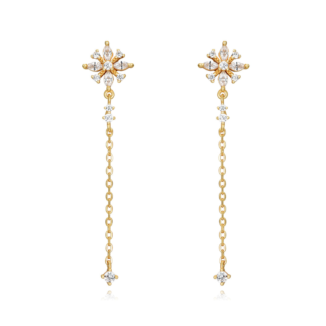 Long Star Earring