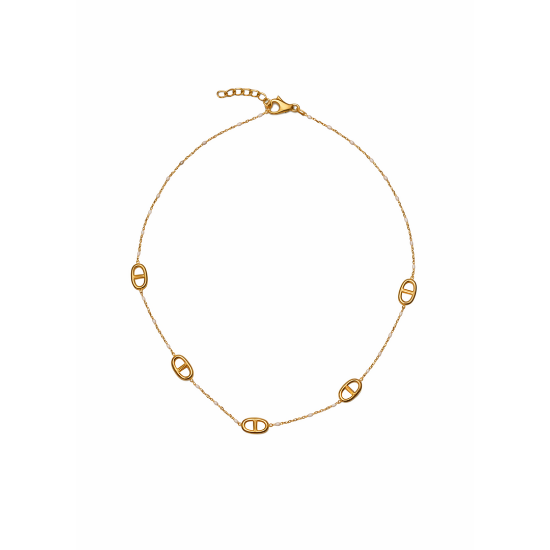 WHITE SIGNATURE NECKLACE